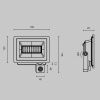 Прожектор Outdoor FL001-L30B4KSR