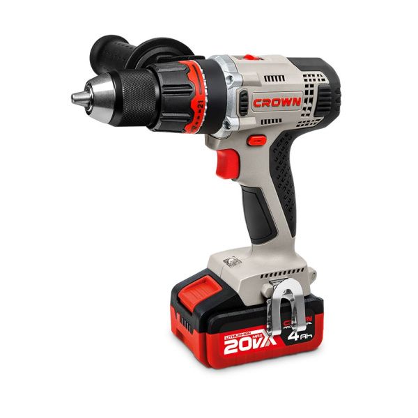 Аккумуляторный шуруповерт CROWN CT21076HMX-4 BMC