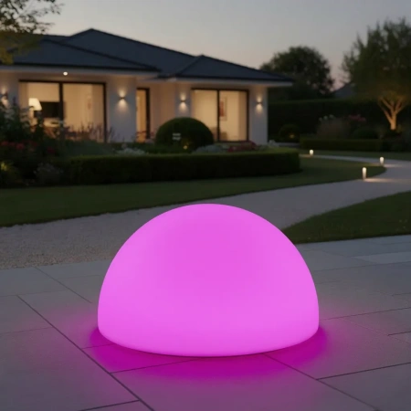 Светящаяся полусфера Halfmoon 220V RGB 60 см