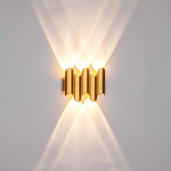 341533 Светильник BOSSO 5х1W LED 550LM G ЗОЛОТО 3000K IP65