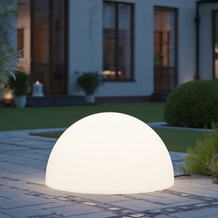 Светящаяся полусфера Halfmoon 220V White 60 см