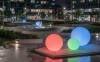 Уличный шар-светильник Moonlight 220 V 100 см RGB