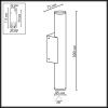 Уличный настенный светильник Odeon Light Tubus 7105/6WL