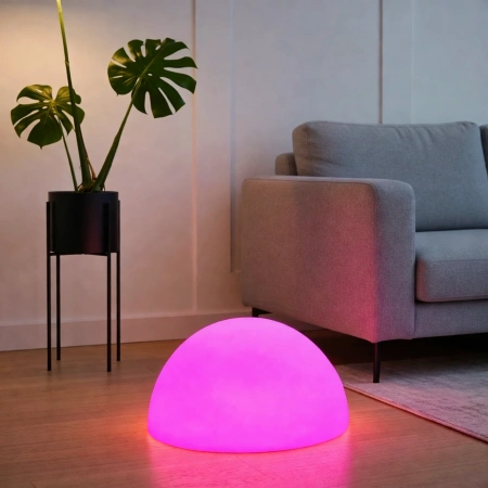 Светящаяся полусфера Halfmoon 220V RGB 40 см