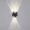 341347 Светильник BOSSO 3х1W LED 330LM G ЧЕРНЫЙ 4000K IP65
