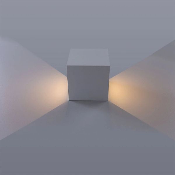 Фасадный светильник Arte Lamp Rullo A1414AL-2WH белый