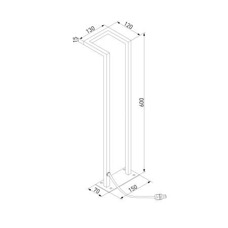 Парковый светильник Elektrostandard Stels 35180/S