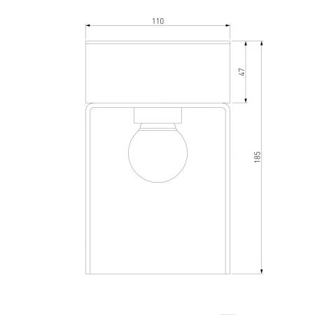 Уличный потолочный светильник Elektrostandard Atrani 35085/F