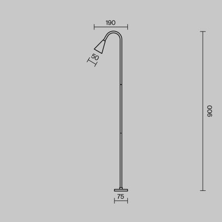 Ландшафтный светильник Outdoor O531FL-L3B3K1