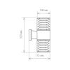 Уличный настенный светильник Elektrostandard Strada 1407 TECHNO