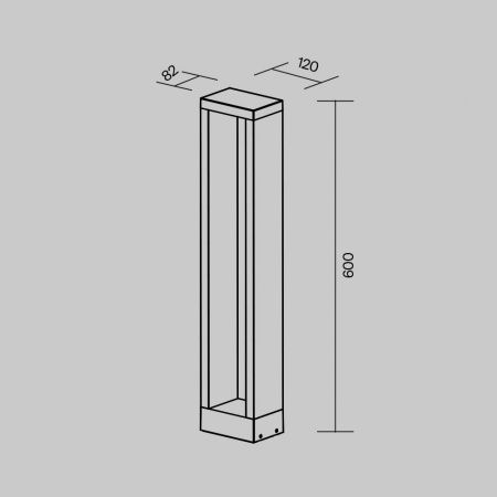 Ландшафтный светильник Outdoor O462FL-L10GF3K