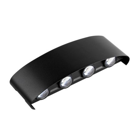 343047 Светильник GEMMA 8х1W LED 880LM G ЧЕРНЫЙ 4000K IP65