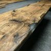 Карагач с эпоксидной смолой молочная дымка