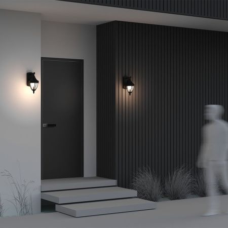 Уличный настенный светильник Outdoor O027WL-01B