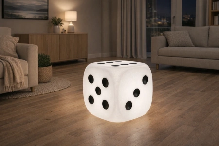 Светящийся куб-игральная кость Pavia H40 220V White