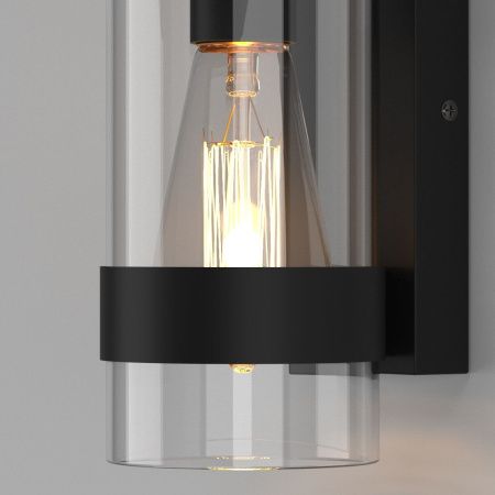 Уличный настенный светильник Elektrostandard Falcon 35167/D черный