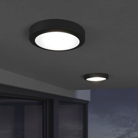 Уличный настенный светильник Elektrostandard Circle LTB51 4200K черный