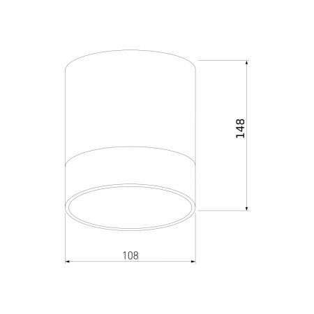 Уличный потолочный светильник Elektrostandard Light LED 35140/H