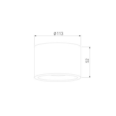 Уличный потолочный светильник Elektrostandard Light LED 35141/H черный