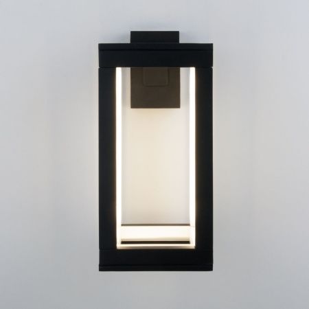 Уличный настенный светильник Elektrostandard Frame 1527 TECHNO LED 4000K черный