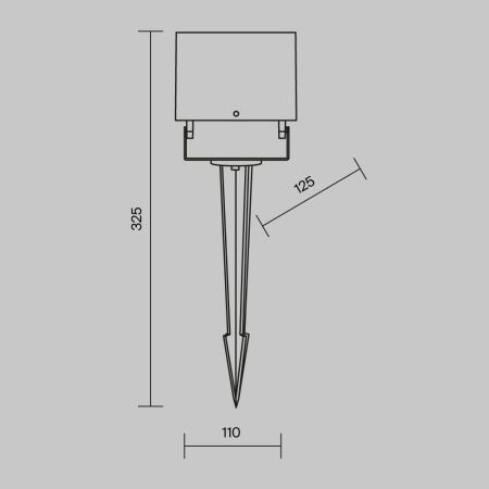 Ландшафтный светильник Outdoor O309FL-L18B3K