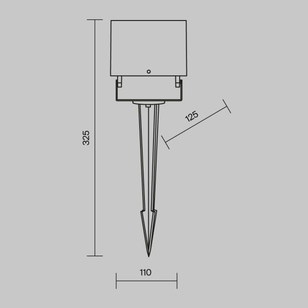 Ландшафтный светильник Outdoor O309FL-L18B3K