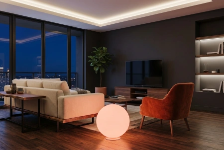 Шар-светильник для дома Moonlight 220V 50 см RGB