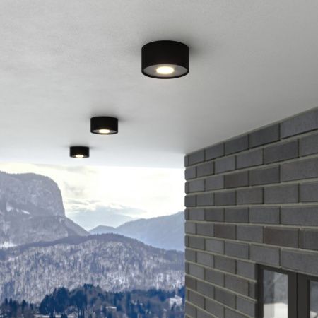 Уличный потолочный светильник Elektrostandard Light LED 35141/H черный