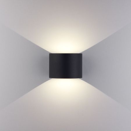 Уличный настенный светильник Elektrostandard Blade 1518 TECHNO LED 4000K черный