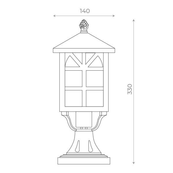 Ландшафтный светильник ST Luce Лорне SL084.405.01