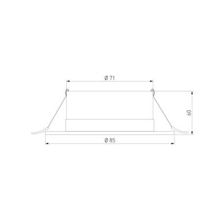 Уличный встраиваемый светильник Elektrostandard Light LED 3003 35128/U 3000K