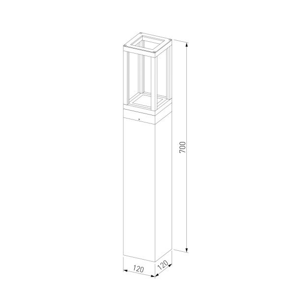 Ландшафтный светильник Elektrostandard Frame 1529 TECHNO LED 4000K