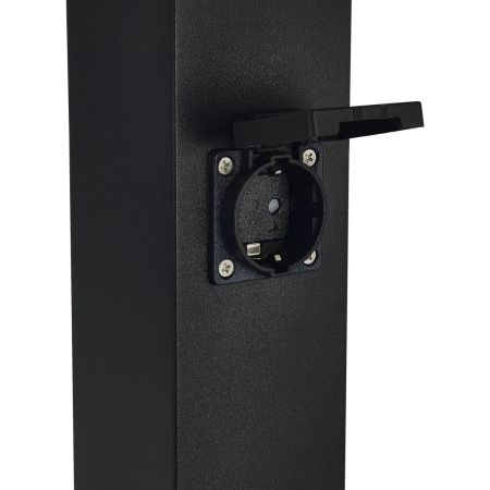 SL9012.415.00 Столб уличный 4 розетки ST-Luce черный 3500W SOCKET