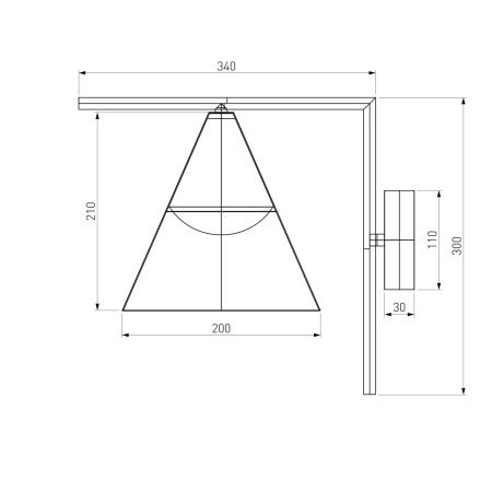 Парковый светильник Elektrostandard Bevel 35184/D
