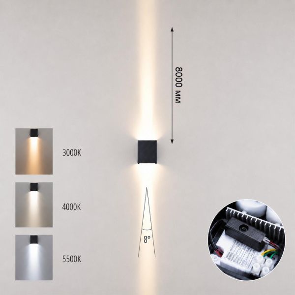 Фасадный светильник Odeon Light Arrow 7188/10WLP
