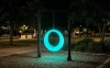 Пергола "Гера" со светящимися LED качелями 360° RGB