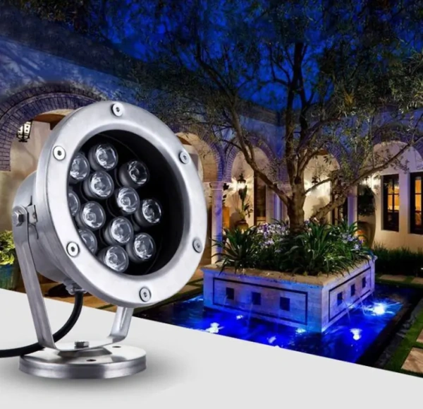 Светильник подводный, UG1460 LED 12W AC12V МУЛЬТИ/RGB+RF*