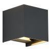 SL9513.701.01 Светильник уличный настенный ST-Luce серый/серый LED 1*10W 2700K BRIK