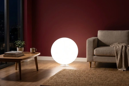 Шар-светильник для дома Moonlight 220V 60 см white
