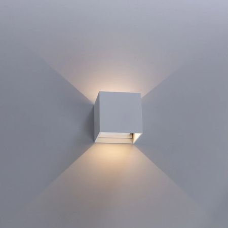 Фасадный светильник Arte Lamp Rullo A1414AL-2WH белый