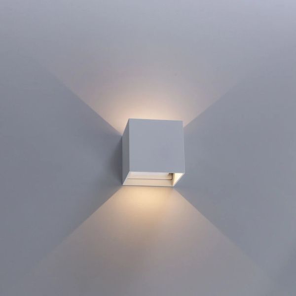 Фасадный светильник Arte Lamp Rullo A1414AL-2WH белый