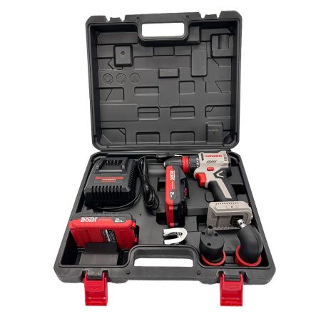 Дрель-шуруповерт аккумуляторная со сменными патронами CROWN CT21131HQX-2 BMC