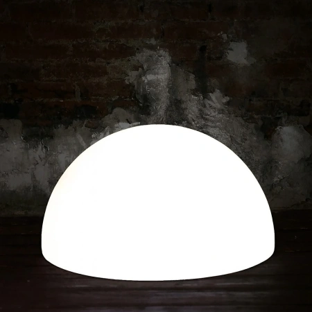 Светящаяся полусфера Halfmoon 220V White 80 см