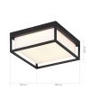 SL9517.402.01 Светильник уличный потолочный ST-Luce черный/белый LED 1*20W 3000K/4000K/5000K CUBO