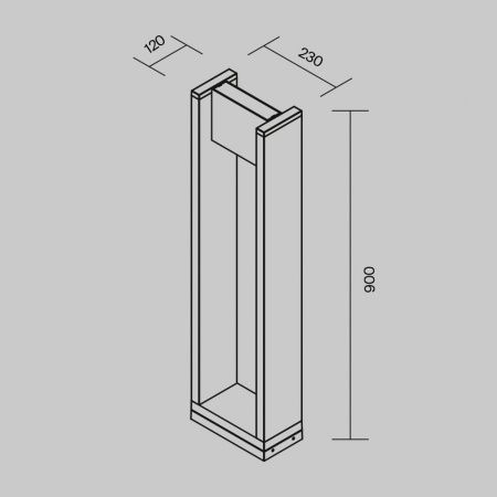 Ландшафтный светильник Outdoor O465FL-L16GF3K
