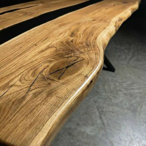 Дуб термо с эпоксидной смолой