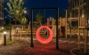 Пергола "Гера" со светящимися LED качелями 360° RGB