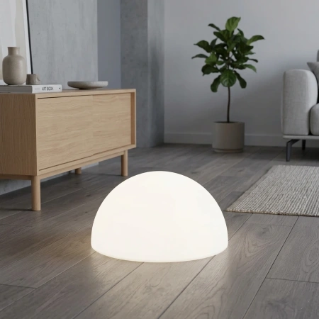 Светящаяся полусфера Halfmoon 220V White 40 см