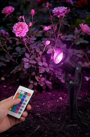 Газонный светильник, G0759 LED 9W RGB