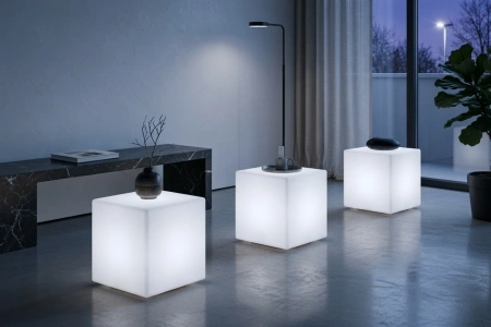 Светящийся LED куб Cube 50 см 220V White